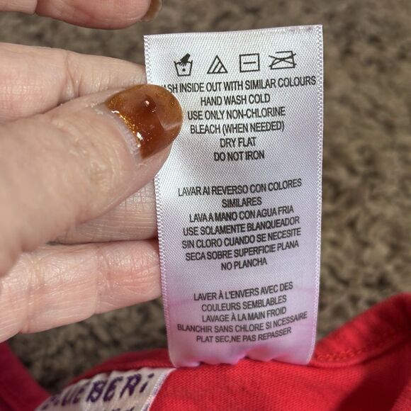 BlueBeri Boulevard Red Christmas Reindeer Sequin Dress Girls size 12 months - Picture 9 of 12